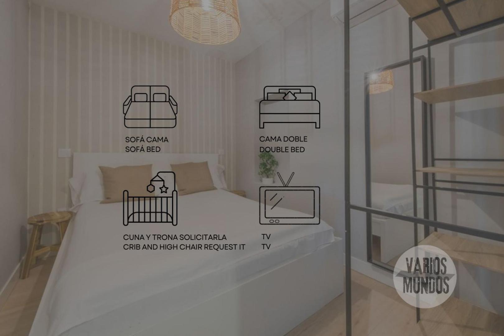 New&Cool Apt En El Centro De Madrid Para 9Pax E2 ภายนอก รูปภาพ